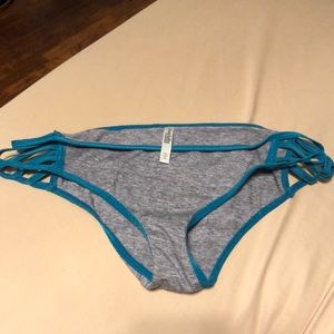 Gray and teal panties size XL